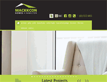 Tablet Screenshot of mackkconhomes.com.au